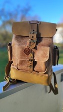 Handgefertigter Leder-Rucksack   Vintage Look...