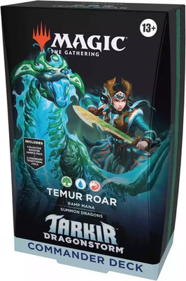 MTG Temur Roar Tarkir Dragonstorm Commander Deck Magic: