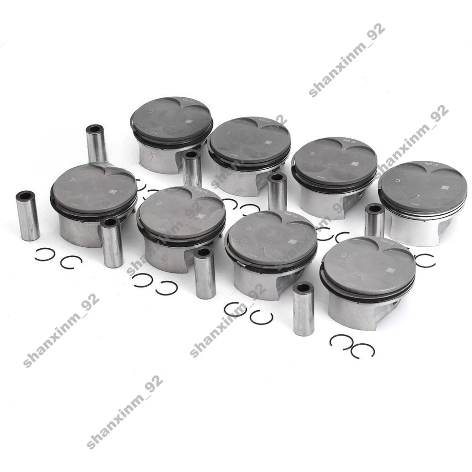 STD 8pcs Pistons Rings Set Φ92mm for BMW 545i 745i X5 E60 E61 E63 E64 N62 4.4L - Image 2 of 4