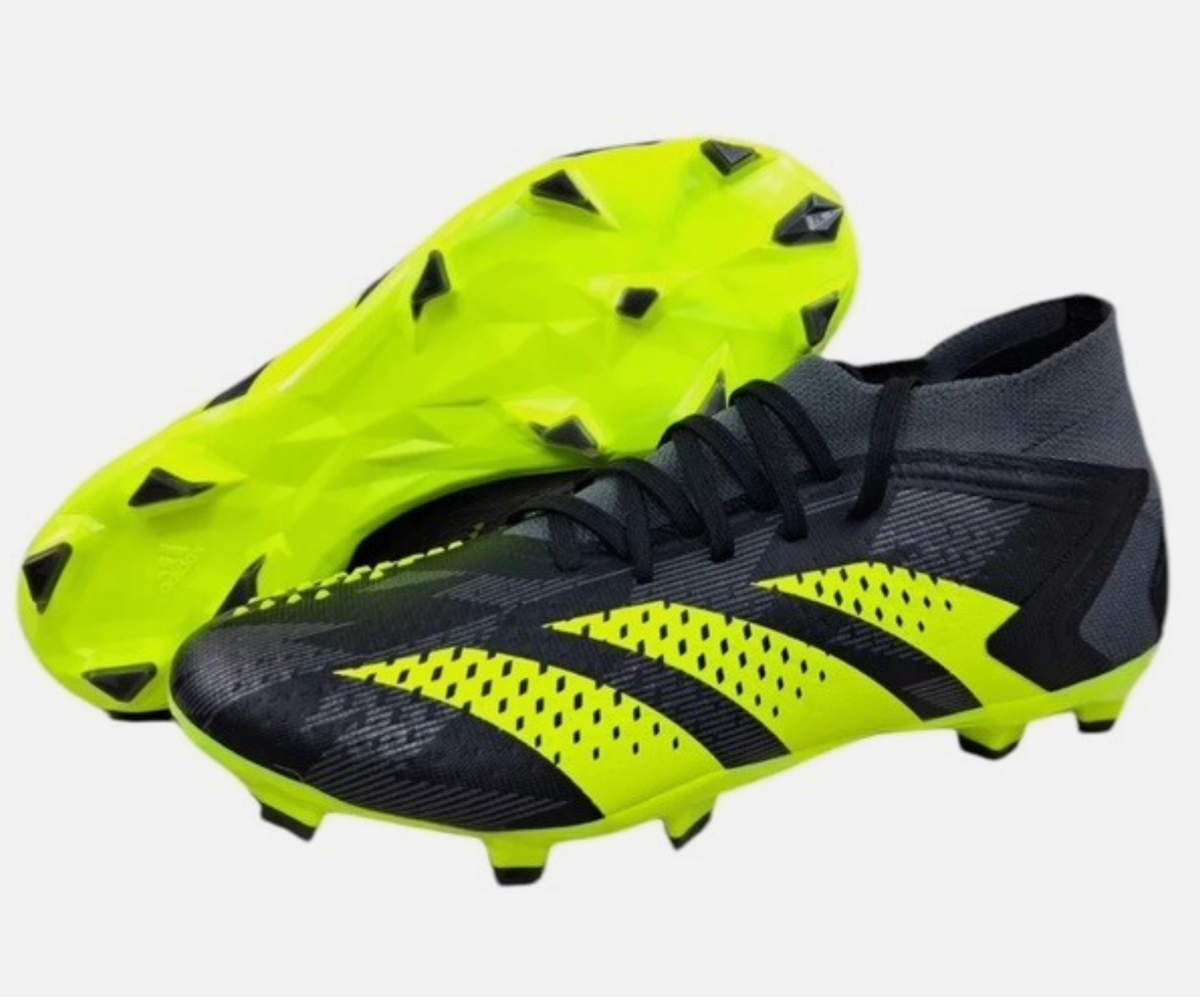 Adidas Predator Accuracy.1 FG Soccer Cleats Black Yellow IG0781 