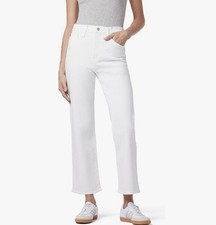 Hudson NOA Mid-Rise Straight Crop Jean In White, Size 31