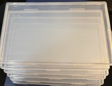 6 Pcs Clear Flat Breast Milk Freezer Storage Organizer, Space Saving Breastmilk