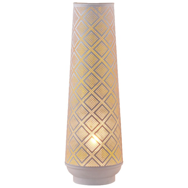 Boho Deko Stehlampe Tischlampe Lampe Qantas Gross Weiss-image