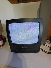  Emerson EWC1302 13" CRT TV VCR RF Input Retro Gaming No Remote