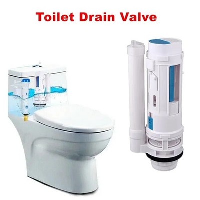 DUAL Spül WC Ventil | Zwei-Tasten Wasserauslauf & Ablauf Armatur für Spülkasten