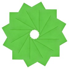 12Pcs 21"x21" Large Solid Color Bandanas Bulk Blank Head Bandannas Green