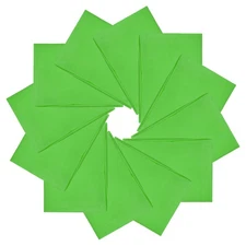 12Pcs 21"x21" Large Solid Color Bandanas Bulk Blank Head Bandannas Green