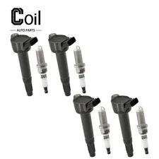 4pcs Ignition Coil and Spark Plug For Venza Toyota L4 2.7L 2009-2015 V70700019