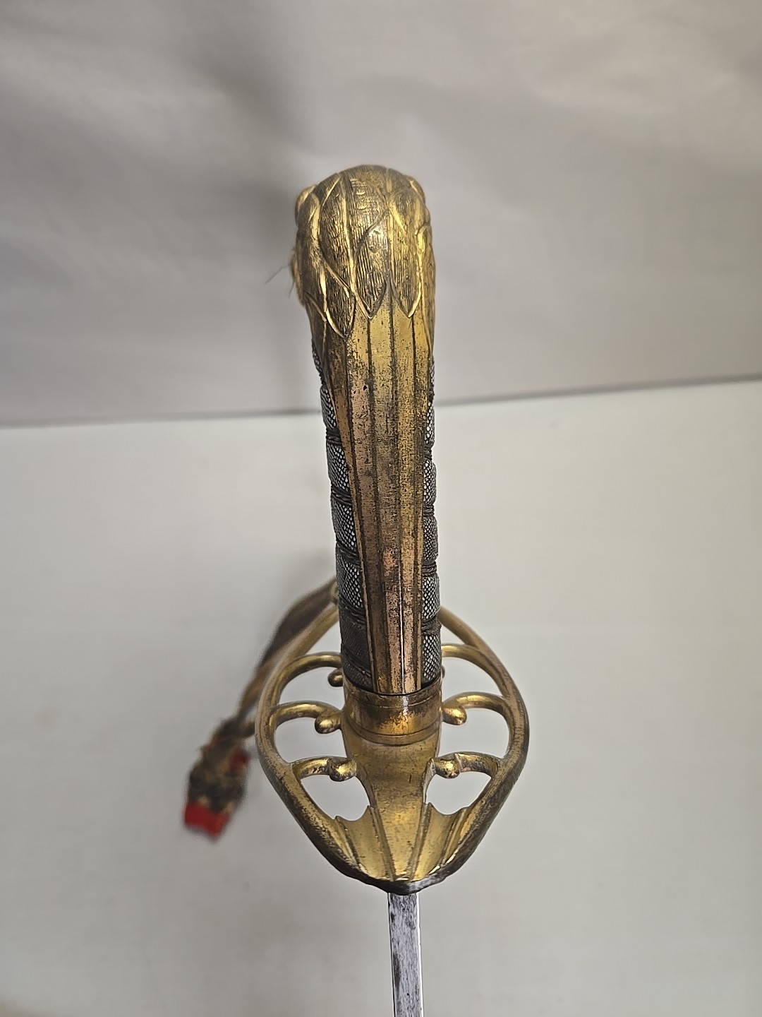 Napoleonic Wars British Pattern 1803 Infantry Officers Sword w/Scabbard - Etched