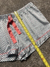 Victoria&rsquo;s Secret Satin Short Pajama Set Blue/coral L
