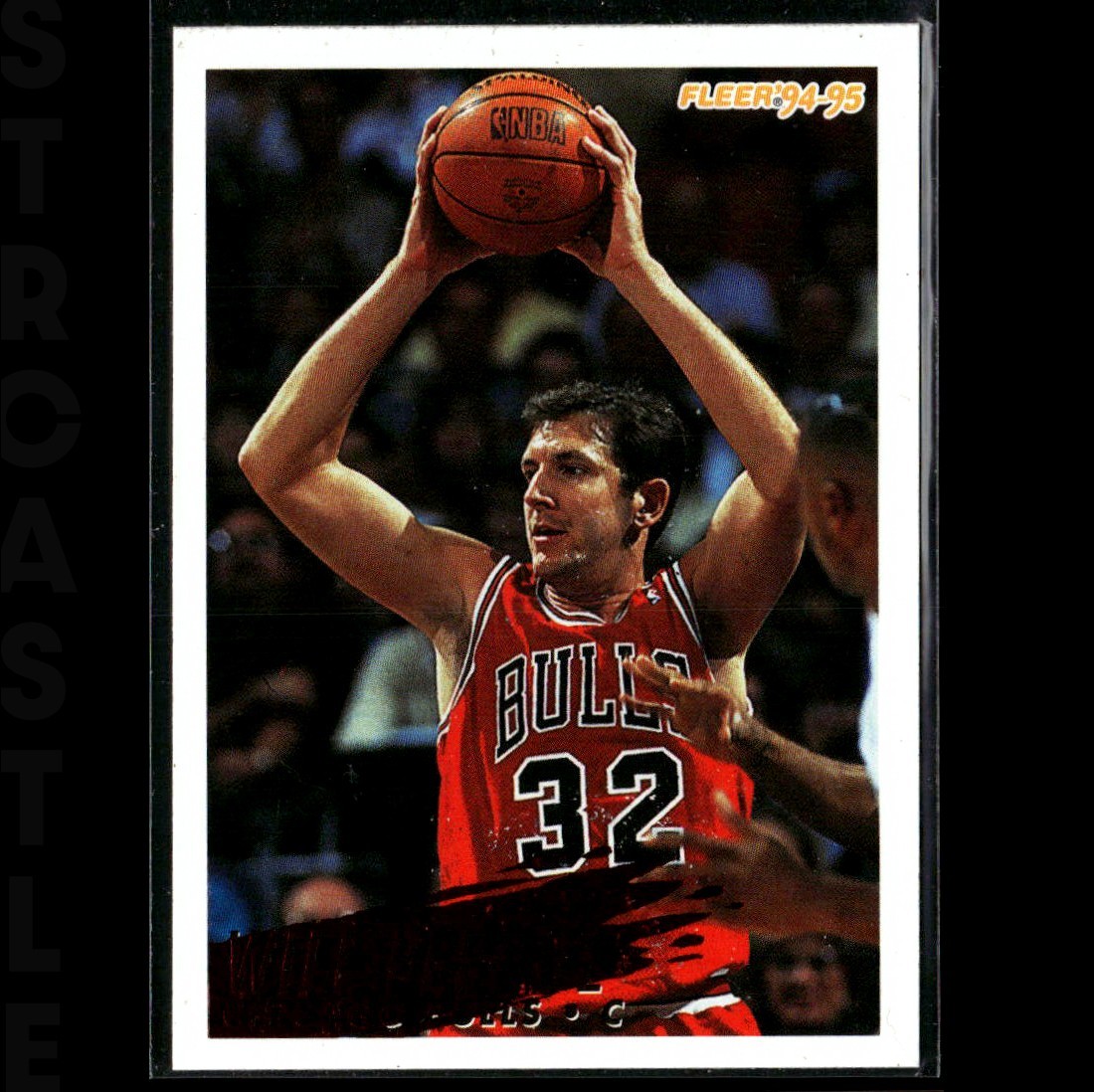 Will Perdue 1994-95 Fleer European #36 Chicago Bulls 🏀 Basketball Card