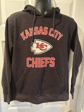 Kansas City Chiefs black pullover hoodie Men s Large NFL Team Apparel