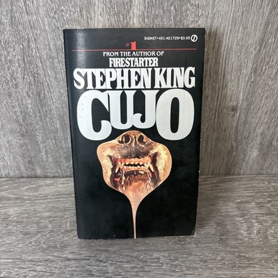 Stephen King 1982 CUJO Paperback Book First 1st Signet Printing $3.95 UNREAD VGC
