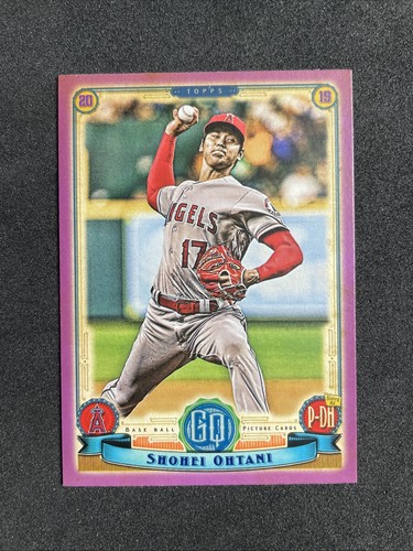 2019 Topps Gypsy Queen Shohei Ohtani Purple Parallel 55 NM Angels Dodgers