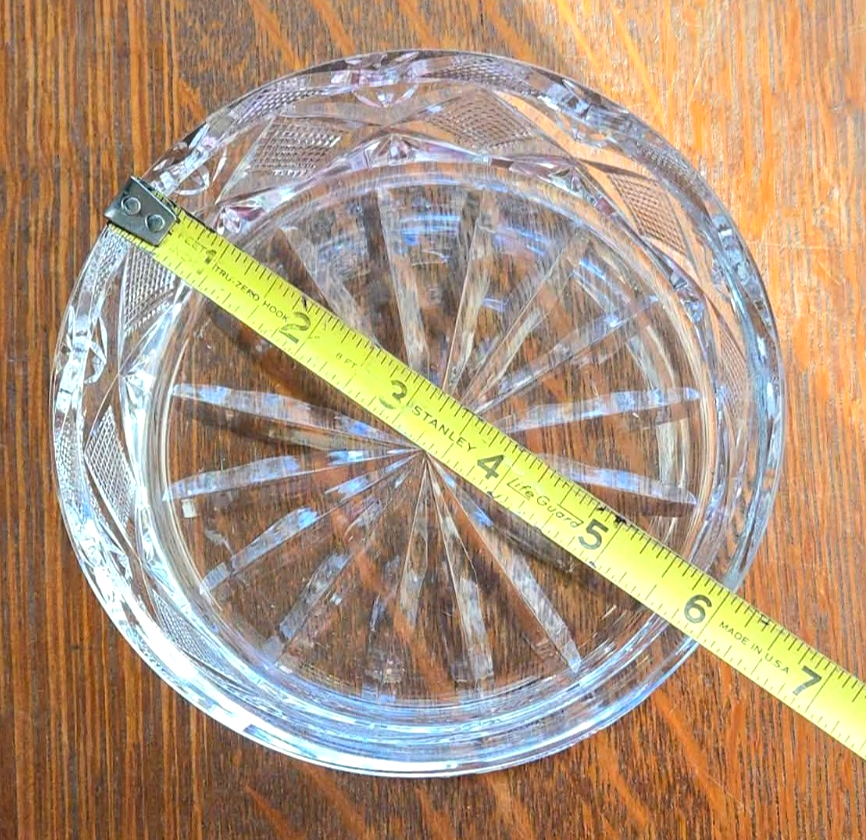Waterford Crystal Ireland Large Lidded Candy Dish 6