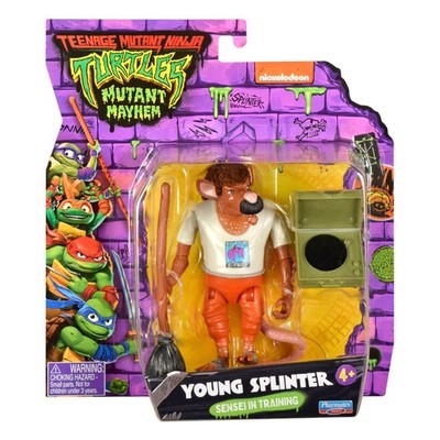 Young Splinter Teenage Mutant Ninja Turtles TMNT Mayhem 11cm Figur Playmates