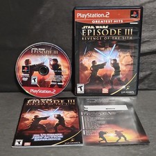 Star Wars Episode III 3 Revenge Of The Sith PS2 Greatest Hits Complete CIB image
