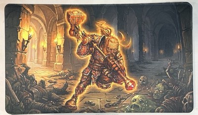 Paladin s Speed Run Playmat Mousepad 24in x 14in Gaming Mat Desk Accessory New