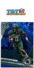 Jalen Berger 2023 Bowman University Chrome Sapphire #121 Michigan St 102