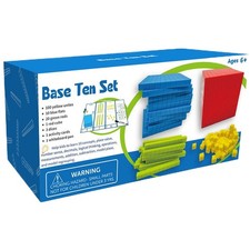 131pcs Base Ten Counting Blocks Set For Learning Math Place Value And Decimals