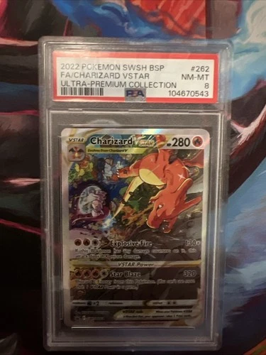 Charizard VSTAR SWSH262 SWSH: Sword & Shield Promo Cards Holo PSA 8