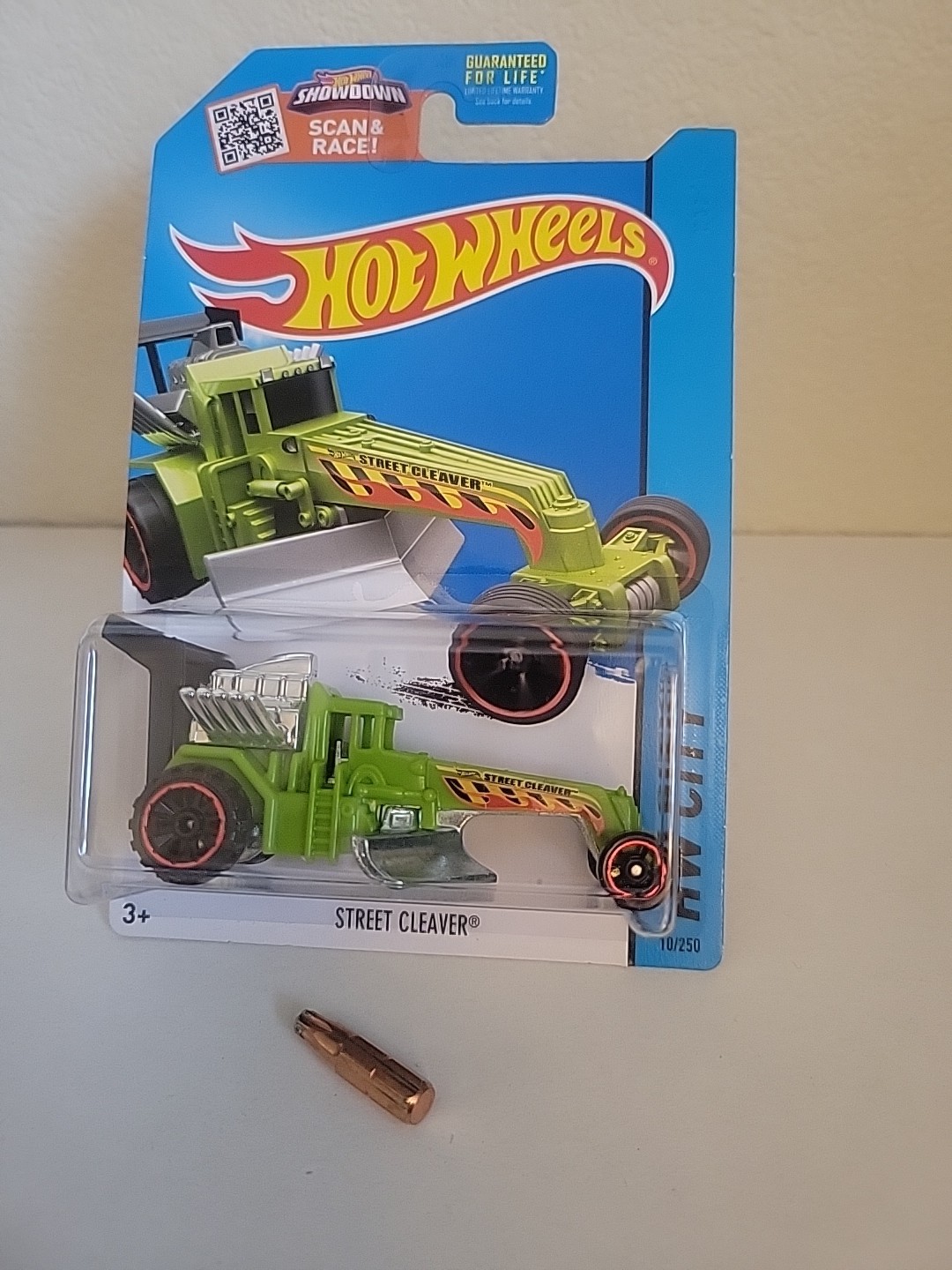 Hot Wheels Street Cleaver, Green; 2015 HW City Series 10/250