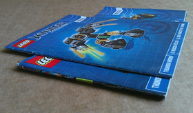 LEGO Instruction Booklets Ninjago Thunder Raider #70723/1-70723/2 Manuals ONLY!