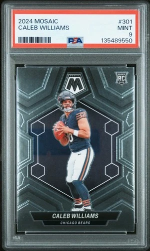 2024 Panini Mosaic Caleb Williams - Base PSA 9 - Bears (RC)