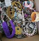 Large Lot Junk Jewelry 15 Pounds Vintage to Now Costume Craft Bulk Some Wearable