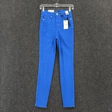 Judy Blue Jeans Women's 0/24 Cobalt Blue High Waist Tummy Control Pants Skinny