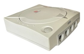 Sega Dreamcast HKT-3020 White Video Game Console w/ Controller *TESTED*