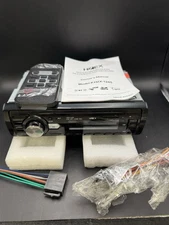 HZEX Single Din Bluetooth Car Stereo, Mechless Media Player AM/FM/USB/SD/AUX