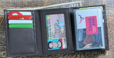 Plastic Card Holder Set Of 2 Clear Plastic Wallet Inserts - 6-Page Photo & Card  Holder, Made In USA Inner Card Sleeves