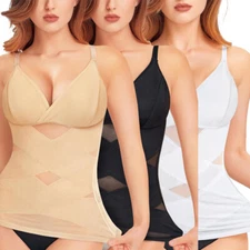 Women Shapewear Compression Firm Vest Camisole Tank Tops Tummy Control Shaper
