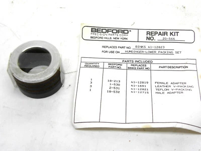 BEDFORD BINKS NEW Bedford 20-566 REPAIR KIT Binks 41-12823 HUMDINGER-LOWER PACKING SET