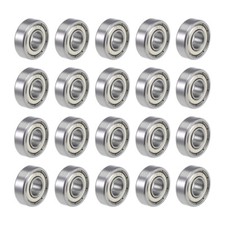 20Pack,1/4"x5/8"x0.196" Deep Groove Ball Bearing R4ZZ