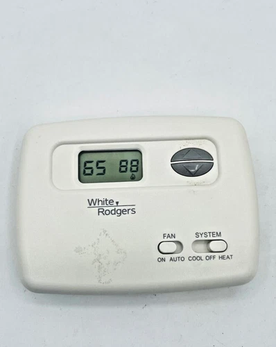 Emerson Non-Programmable Digital Thermostat White Single Stage Backlit Display