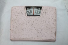 Vintage BORG Retro PINK Floor Bathroom Scale