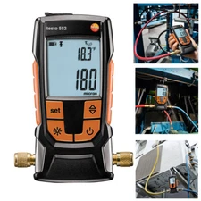 Testo 552 Digital Vacuum Gauge 0560 5522 Vacuum Measuring Instrument w/Bluetooth
