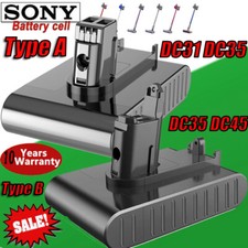 8000mAh Battery for Dyson DC31 Type A B DC34 DC35 DC44 DC45  Sony Cell Tools UK