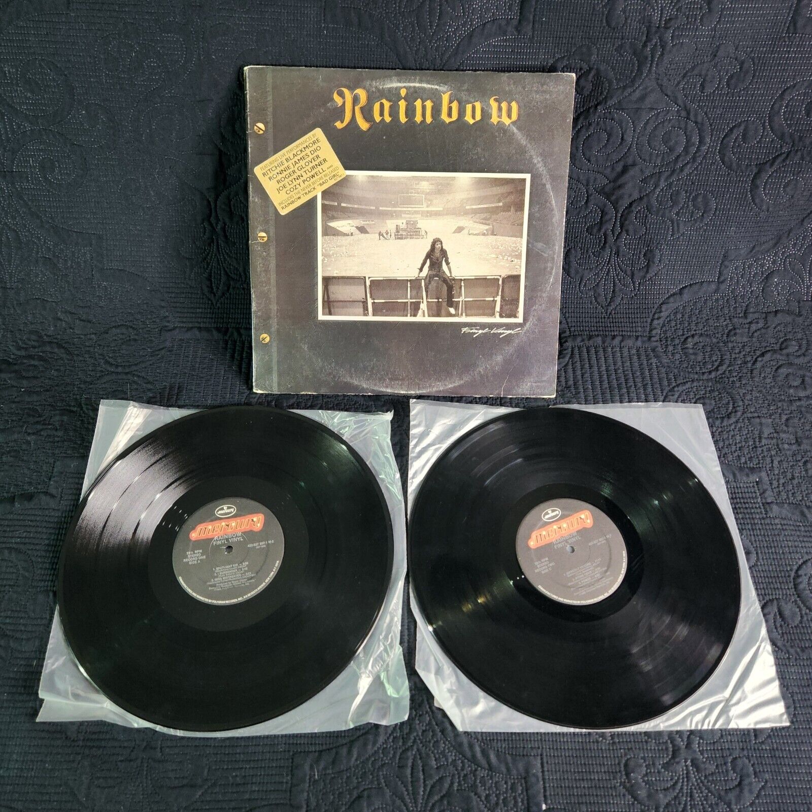 Rainbow (VG) Vinyl 1986 Double LP Set Mercury 827 987-1-M-2 