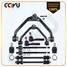 For 1998-2001 Ford Ranger 4WD 10PCS Front Ball Joints Control Arms Tie Rods Kit