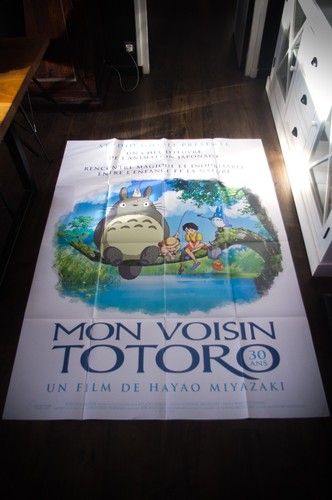 MY NEIGHBOR TOTORO (1988) - 2000 Reprint - French Movie Poster – Large Fold