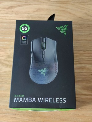 Razer Mamba Wireless Optical Gaming Mouse with RGB Lighting - Classic Black