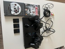 PlayStation 2 console bundle 2 controllers, 2 games, 3 8mb memory cards
