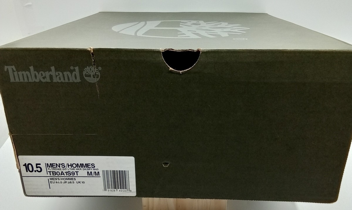 HKR New Timberland Men's Flyroam Go Leather Black/Green Size 10.5 | eBay