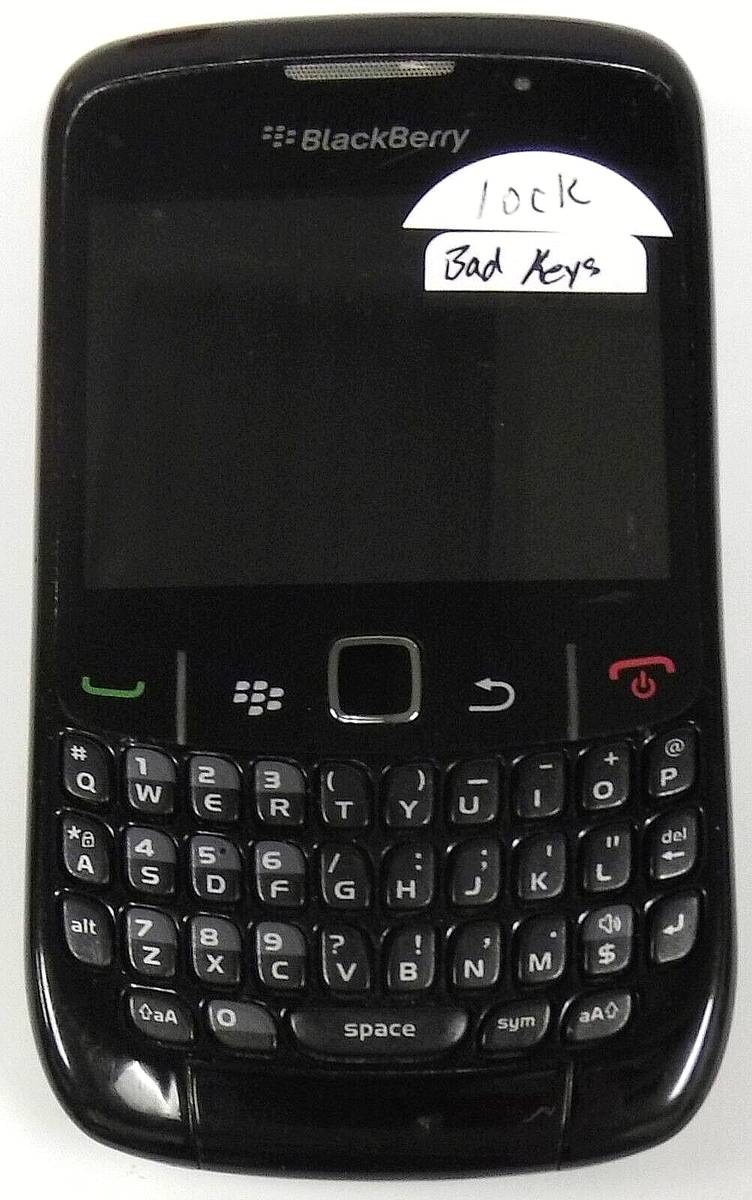 Smartphone BlackBerry Curve 8520 Noir - Pour Pièces Détachées / Ne Fonctionne Pas
