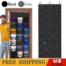 24 Deep Pockets Hat Organizer Holder Wall Doo...