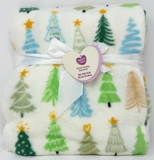 Parents Choice CHRISTMAS TREE Plush Baby Blanket, 30" x 36" Holiday 2024