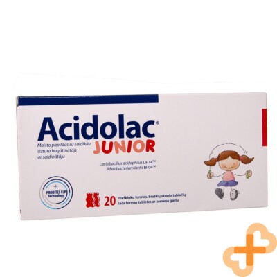 ACIDOLAC JUNIOR Erdbeergeschmack 20 Teddy-Bär Tabletten Vitamin B6 Immunsystem